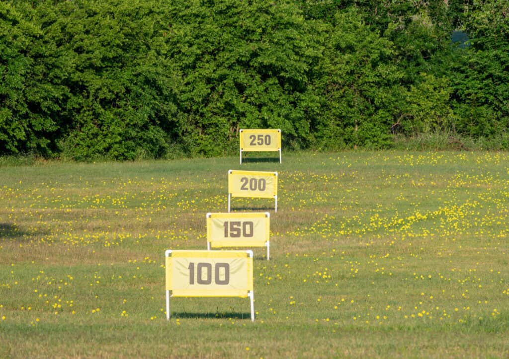 miles of golf driving range