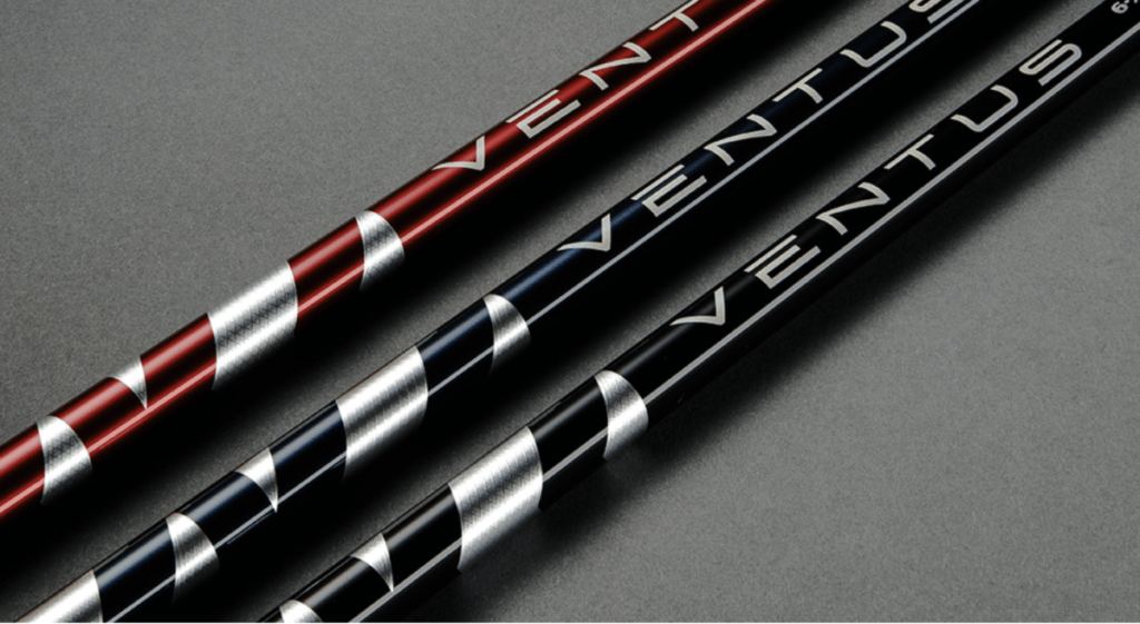 Fujikura's Ventus Red, Blue and Black golf shafts